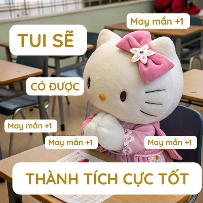 Tuyển tập ảnh chế mang lại may mắn cho sĩ tử