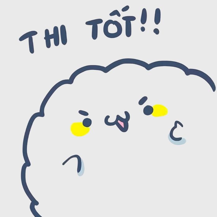 Meme truyền cảm hứng thi cử với thiết kế tinh giản