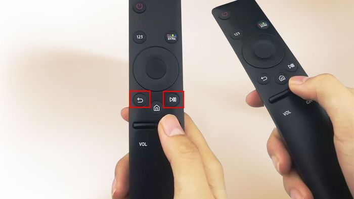 Thực hiện ghép nối lại tivi với remote Bluetooth