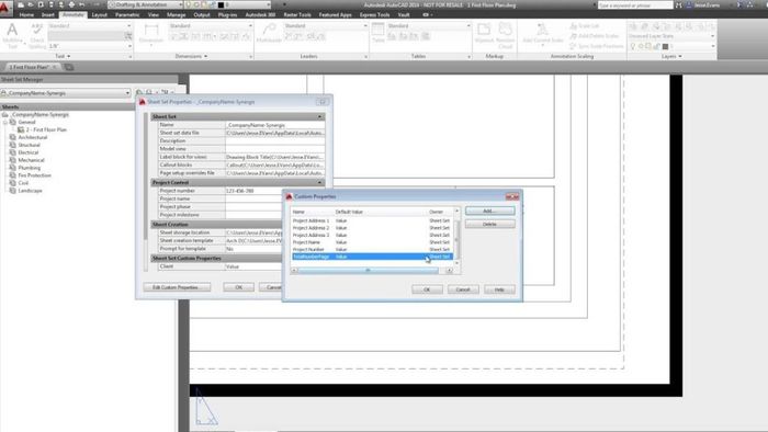 Xây dựng mẫu Khung tên tiêu chuẩn