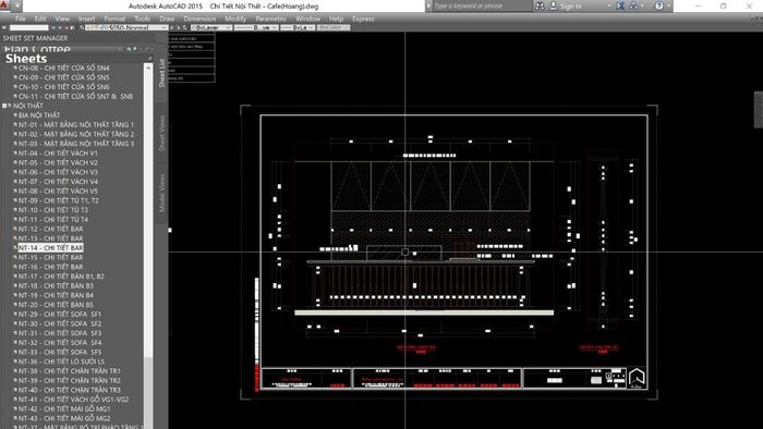 SheetSet trong CAD giúp hệ thống hóa công tác quản lý bản vẽ