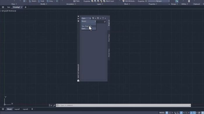 Chi tiết các bước thực hiện tạo sheetset trong AutoCAD