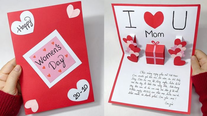 Gửi kèm một món quà nhỏ, ý nghĩa để làm cho ngày Phụ nữ Việt Nam của mẹ thêm phần đặc biệt
