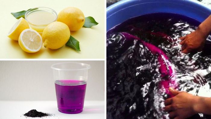 Áp dụng chanh và thuốc tím