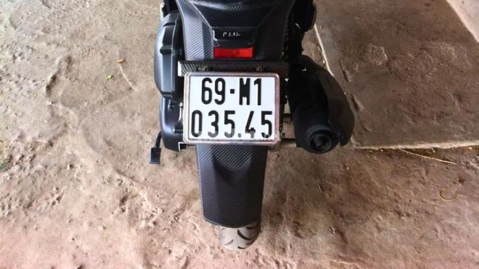 Ký hiệu biển số 69 cho xe máy