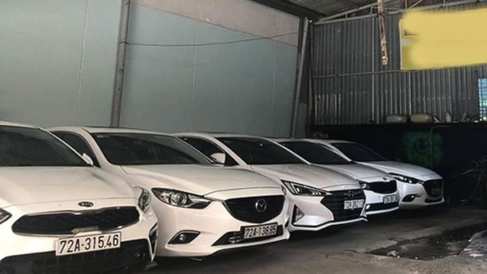 Ký hiệu biển số 72 cho ô tô