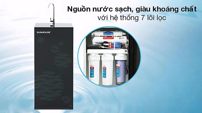 Sơ đồ máy lọc nước 7 lõi