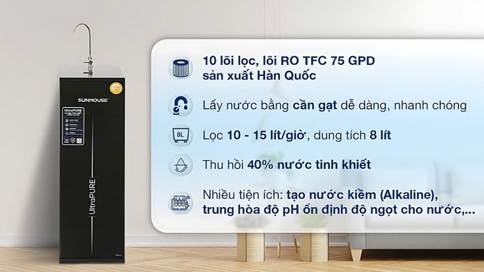 Sơ đồ máy lọc nước 10 lõi