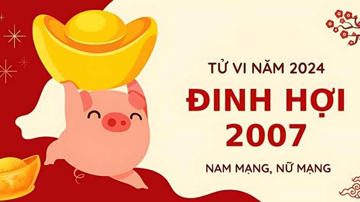 Tử vi tuổi Đinh Hợi - Sinh năm 2007