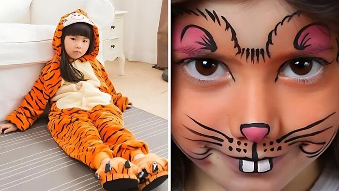 Hóa trang thành những con vật dễ thương