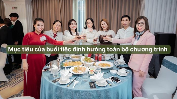 Kịch bản tiệc tất niên cần phải xác định rõ mục tiêu của buổi tiệc để tạo ra sự gắn kết và ý nghĩa.