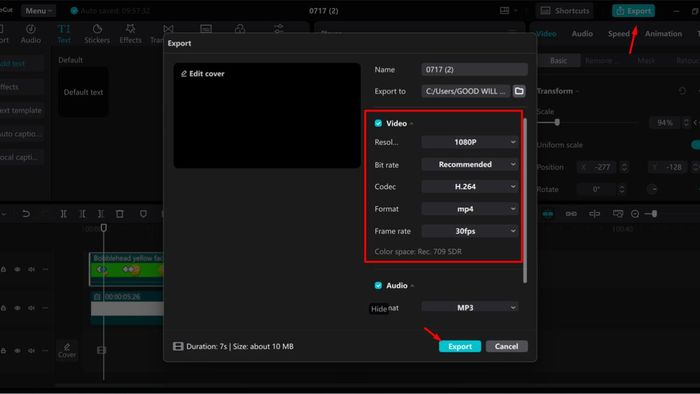 Toàn bộ quá trình đặt Keyframe trong CapCut PC - Phần 3