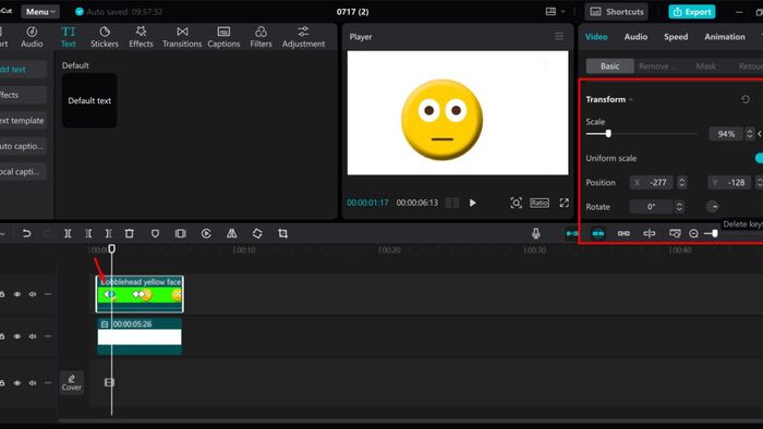 Hướng dẫn chi tiết cách thiết lập Keyframe trên CapCut PC - Phần 2
