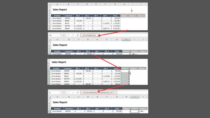 Xây dựng ô tìm kiếm Excel tích hợp công thức toán học - Phần 7