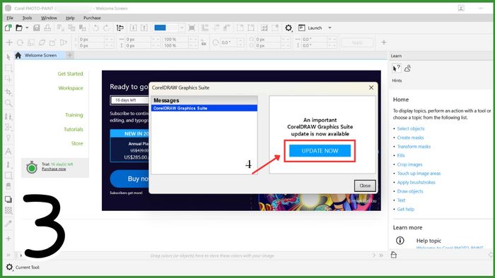 Phương pháp xử lý lỗi Edit Bitmap không hiển thị trong Corel 12