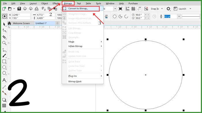 Phương án xử lý lỗi Edit Bitmap không hiển thị trong Corel 3
