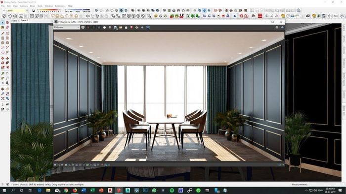Đánh giá khác biệt giữa SketchUp và 3Ds Max phần 4