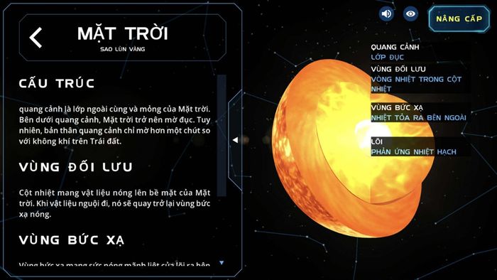Điểm đặc biệt của ứng dụng Solar System