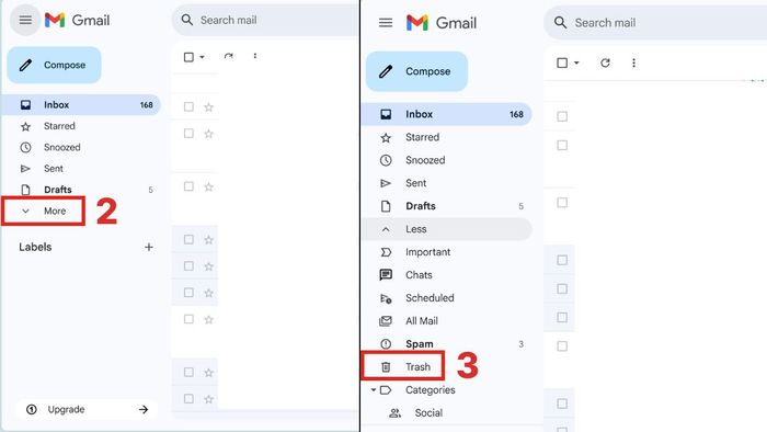 Hướng dẫn phục hồi email từ thùng rác Gmail phần 2