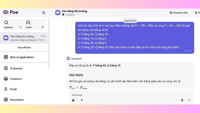 Danh sách 8 công cụ AI hỗ trợ giải bài tập kinh tế vi mô miễn phí và nhanh chóng