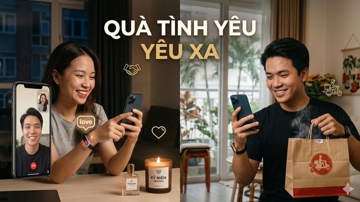 Quà tặng tình yêu cho bạn trai yêu xa – Gắn kết dù khoảng cách có xa xôi