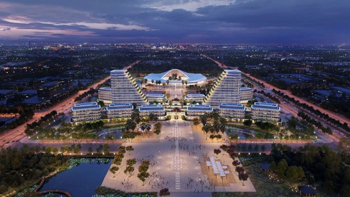 Khung cảnh Hải Phòng lung linh vào ban đêm