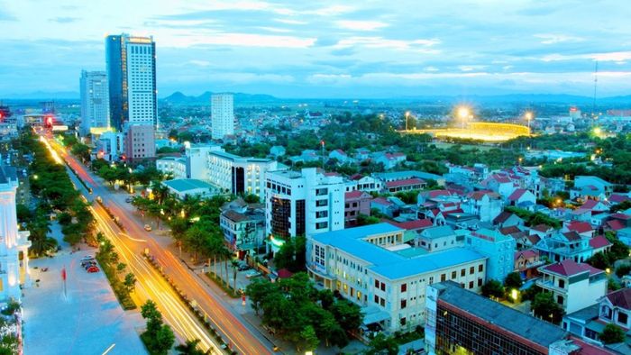 Khung cảnh bình minh thành phố quyến rũ