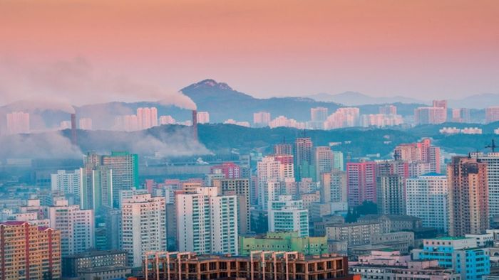 Bình minh trên thành phố với vẻ đẹp lãng mạn