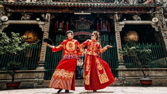 Ảnh cưới theo kiểu Trung Quốc truyền thống