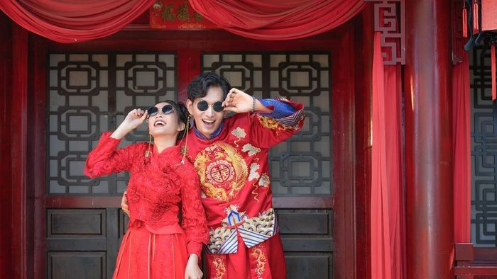 Chụp ảnh cưới theo phong cách Trung Hoa