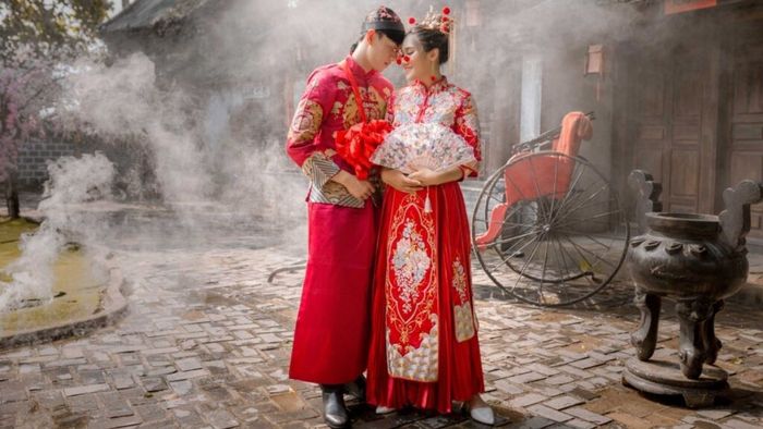 Ảnh cưới phong cách Trung Hoa độc đáo