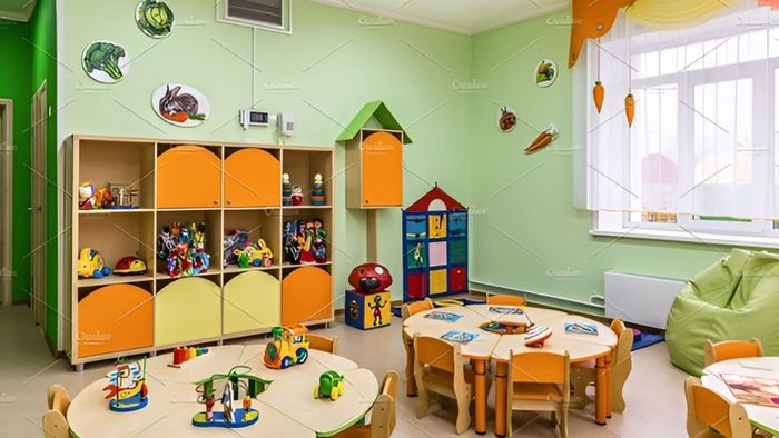 Hình ảnh lớp học mầm non tuyệt đẹp