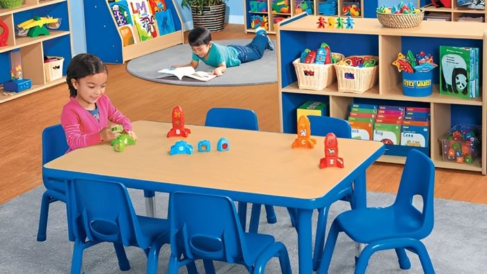 Ảnh lớp học mầm non ấn tượng và đẹp mắt