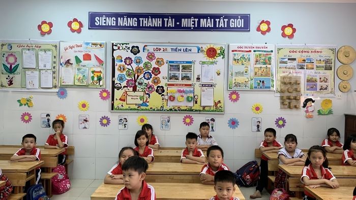 Hình ảnh lớp học tiểu học