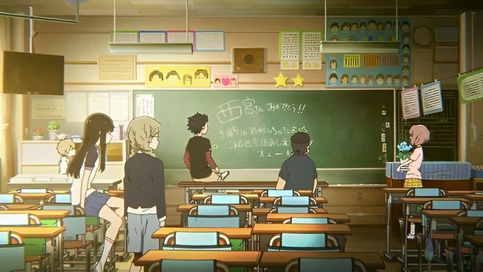 Ảnh lớp học Anime đẹp mắt và sống động