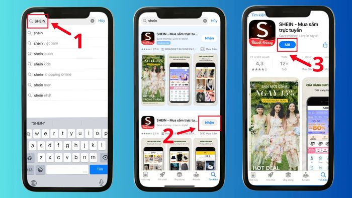 Cách tải ứng dụng SHEIN trên điện thoại iOS