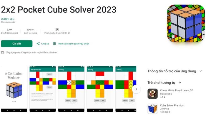 ứng dụng giải Rubik miễn phí