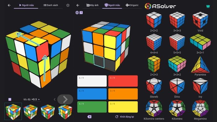 ứng dụng giải Rubik miễn phí 5x5