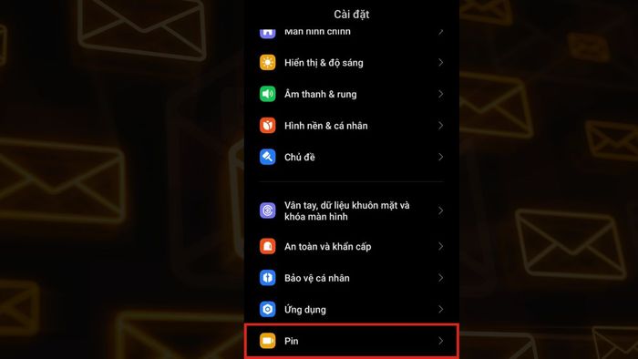 Hướng dẫn tắt chế độ tiết kiệm pin để khắc phục tình trạng màn hình điện thoại chuyển sang trắng đen - bước 1