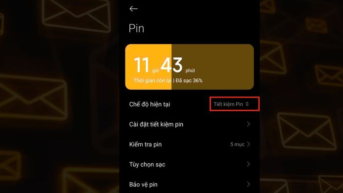 Hướng dẫn tắt chế độ tiết kiệm pin để khắc phục tình trạng màn hình điện thoại chuyển sang trắng đen - bước 2