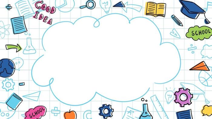 Phông nền học online gen Z dễ thương