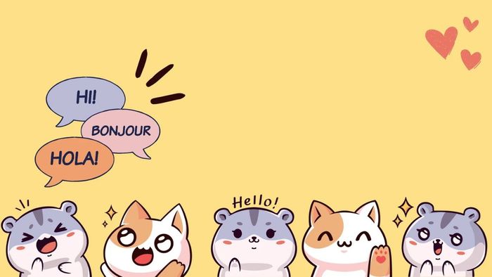 Phông nền học online gen Z hài hước