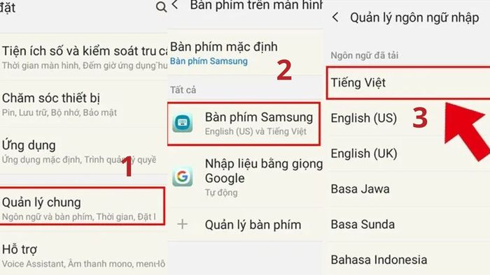 Hướng dẫn cài đặt bàn phím tiếng Việt có dấu trên điện thoại Samsung