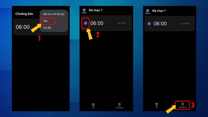 Hướng dẫn cài đặt báo thức trên điện thoại Samsung