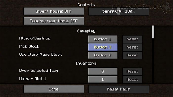 Hướng dẫn tùy chỉnh các phím tắt trong game Minecraft bước 3