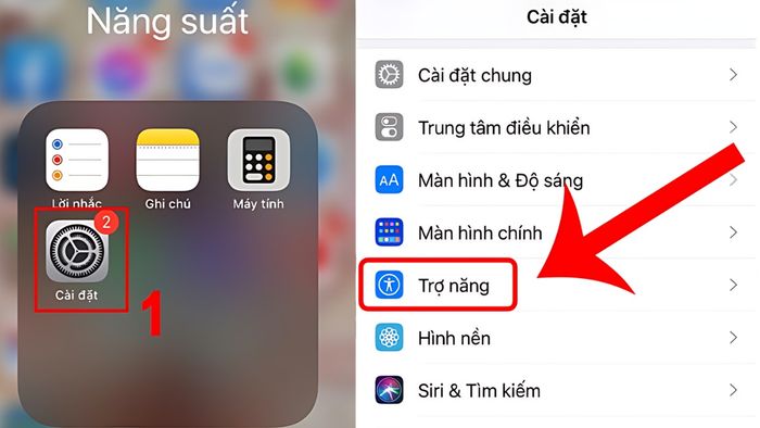 Hướng dẫn nâng cao độ nhạy cảm ứng cho iPhone XS Max và các phiên bản cũ - Bước 1