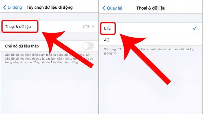 Hướng dẫn kích hoạt 4G trên iPhone, bước 3