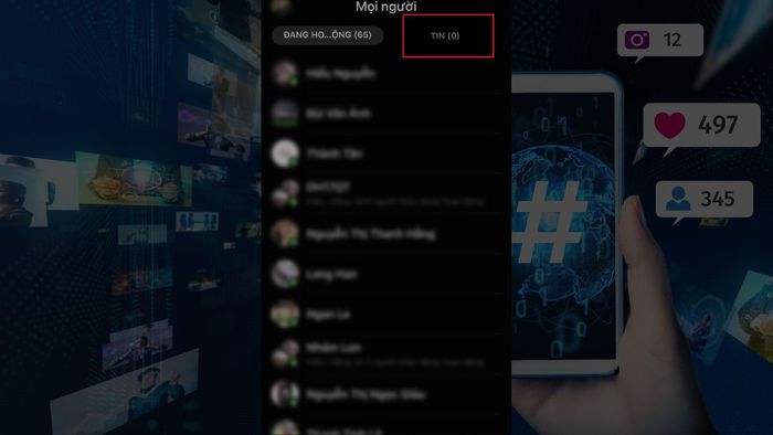 Hướng dẫn bật lại tin story của người khác trên Messenger bằng điện thoại – bước 2