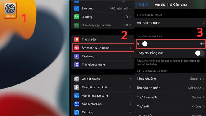 Cách điều chỉnh âm lượng cuộc gọi đến iPhone trong phần cài đặt