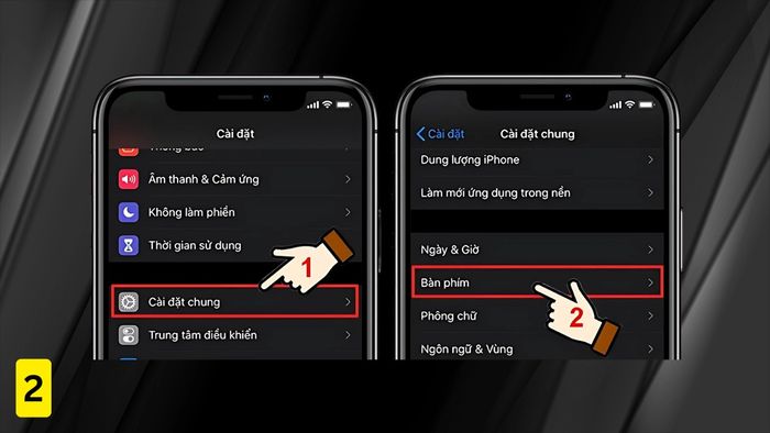 Hướng dẫn thay đổi phông chữ trên điện thoại iPhone, bước 2